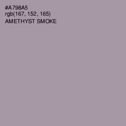 #A798A5 - Amethyst Smoke Color Image
